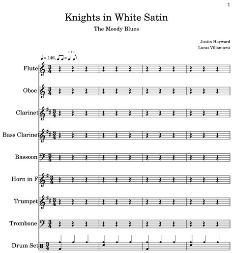 song knights in white satin.